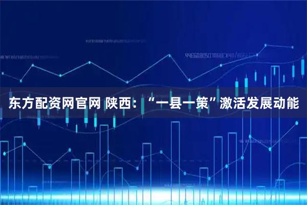 东方配资网官网 陕西：“一县一策”激活发展动能